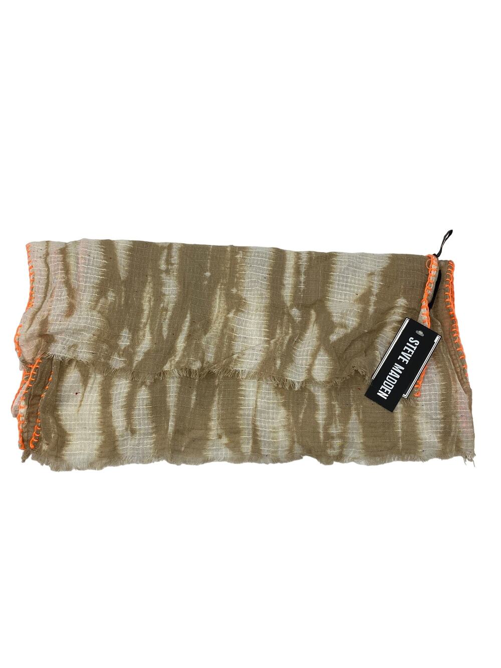 Steve Madden Women's One Size Wrap Oversize Tie Dye Contrast Stitching NEW